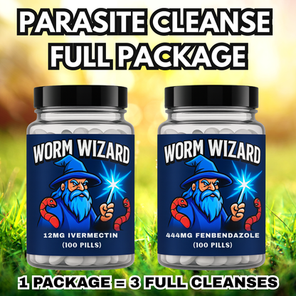 WormWizard Full Package - IVERMECTIN & FENBENDAZOLE